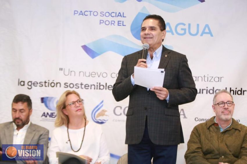 Planeación e inversión para garantizar abasto de agua: Silvano Aureoles