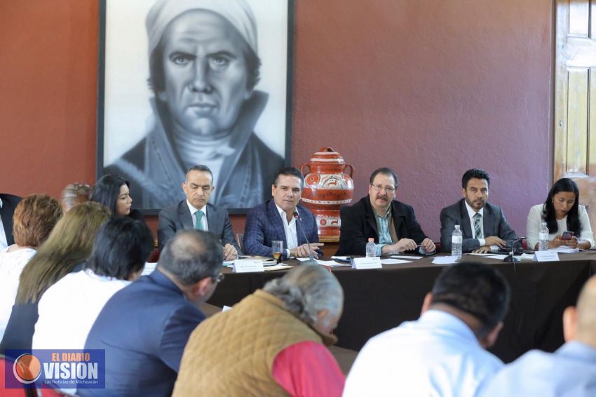Coordinación estrecha con munícipes y legisladores, por el bienestar de Michoacán: Silvano Aureoles