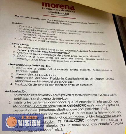 Morena Michoacán siempre se ha conducido con respeto en las giras presidenciales 