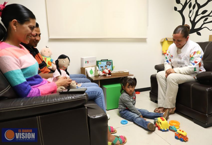 Garantiza SSM, atención a niñas y niños michoacanos en el CREDIET 