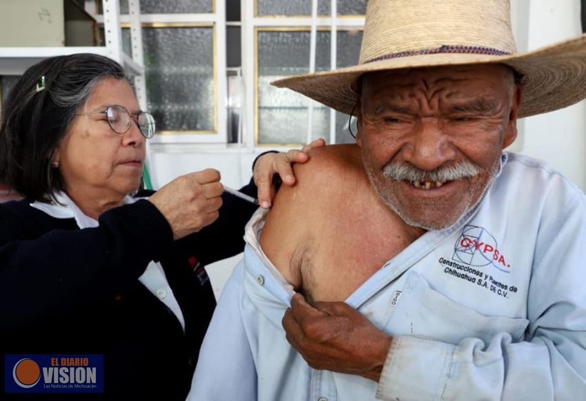 Más de 270 mil adultos mayores, protegidos contra la influenza: SSM