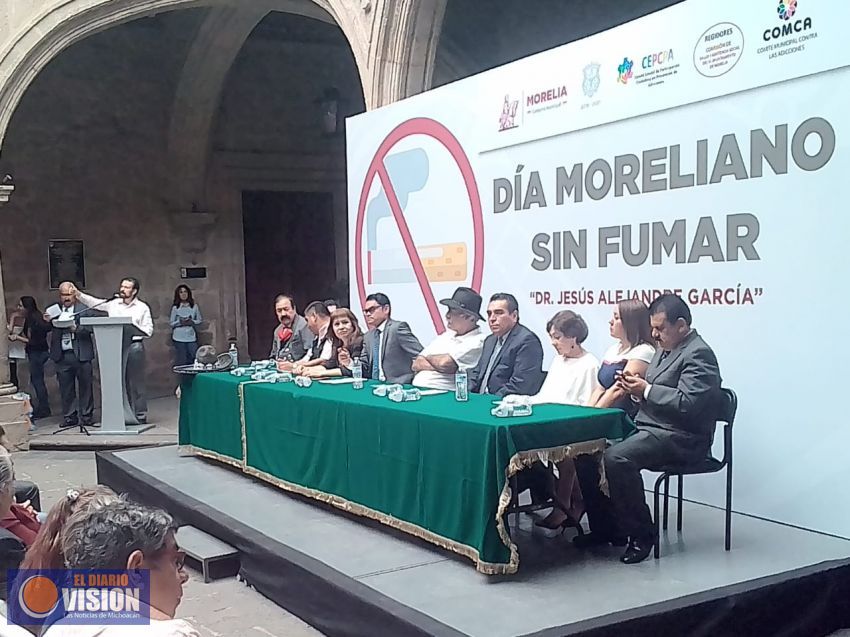 Realizan el Día Moreliano sin fumar 