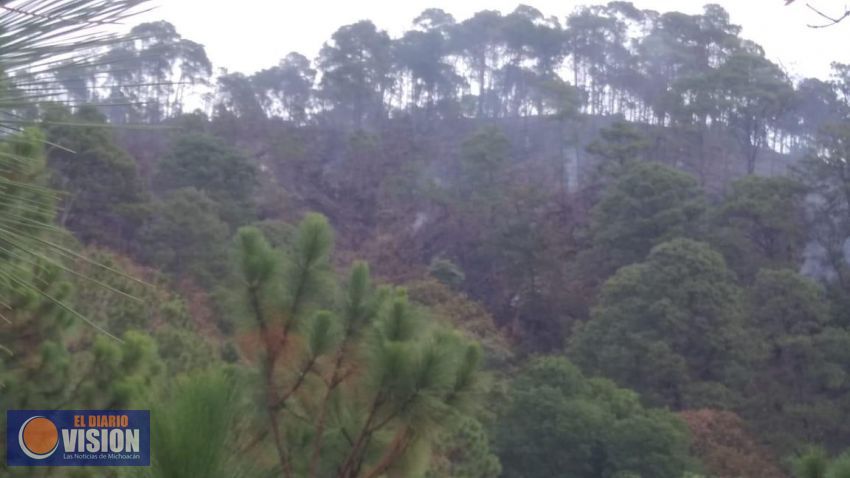 Sofocado al 100% incendio en el cerro de “La Cruz”
