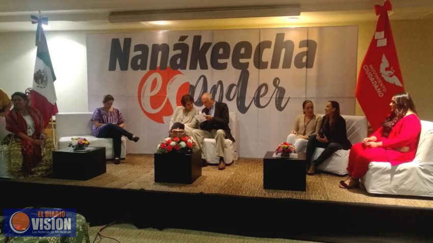 Nanákeecha, mujer empoderada, reunión de liderazgos de Movimiento Ciudadano