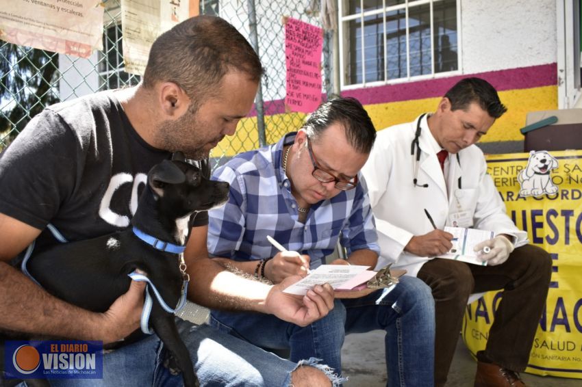 Con 164 puestos fijos, inicia SSM Semana Nacional de Vacunación Antirrábica