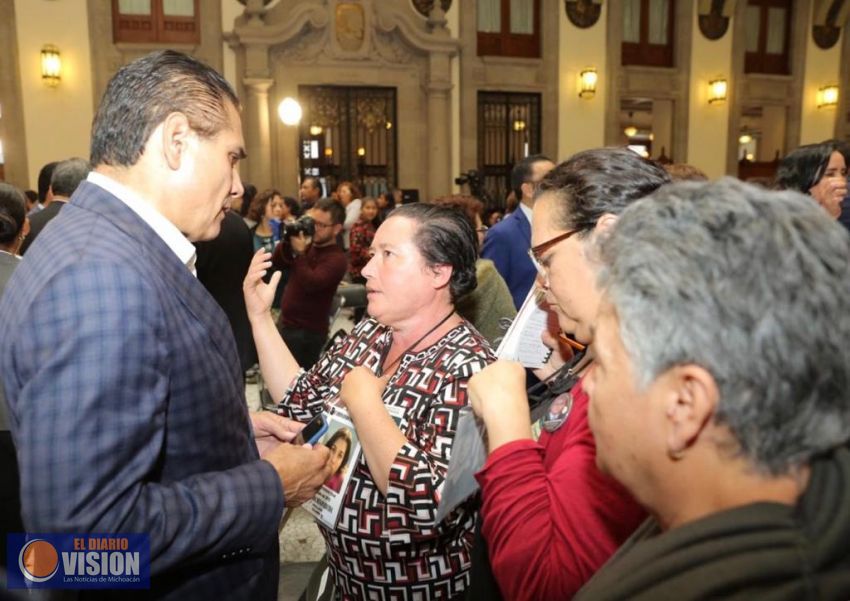 La desaparición de personas, un delito que nos agravia a todos: Silvano Aureoles