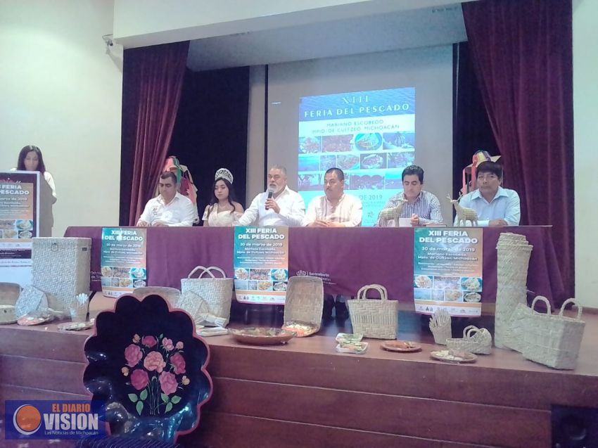 Lista la XIII Feria del Pescado de Mariano Escobedo en Cuitzeo