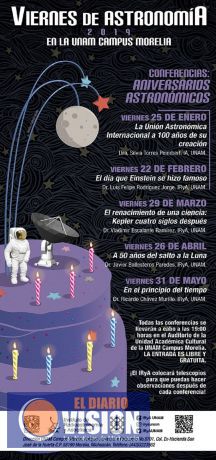 UNAM Morelia invita al Viernes de Astronomía