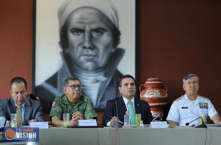 Revisan autoridades histórico de delitos; siguen a la baja robo de vehículos y homicidio doloso