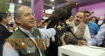 El Presidente Calderón inaugura la Expo Forestal 