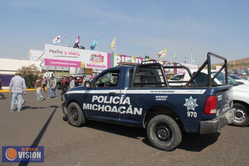 Listo, operativo para garantizar seguridad en la Expo Fiesta Michoacán 2019