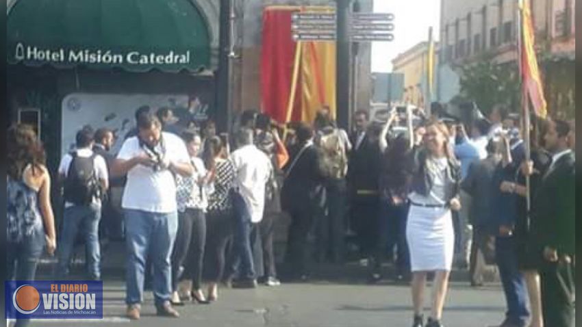 Inician actividades de Aniversario de Morelia con el recorrido del Bando Solemne