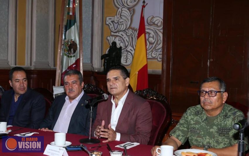 Cierran filas Gobierno del Estado y Municipio por fortalecer seguridad en Morelia 