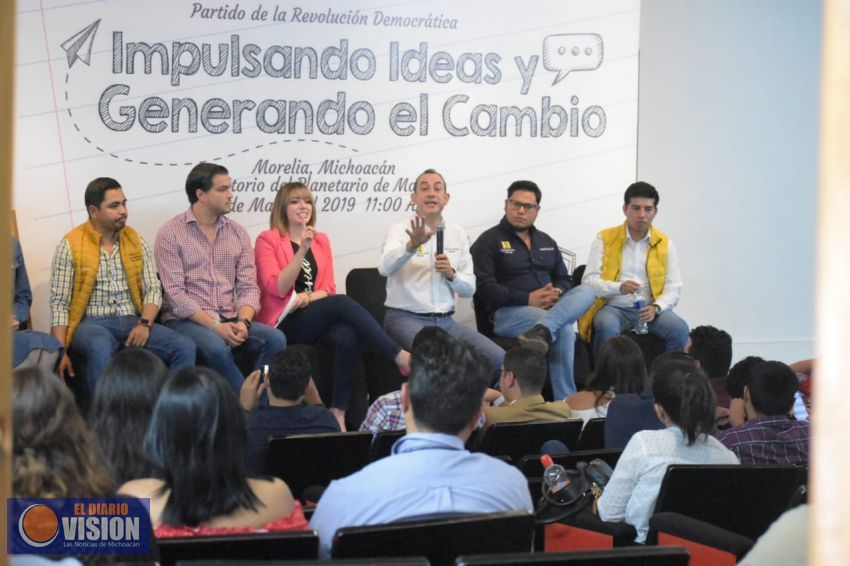 Las mujeres y jóvenes, futuro del PRD 