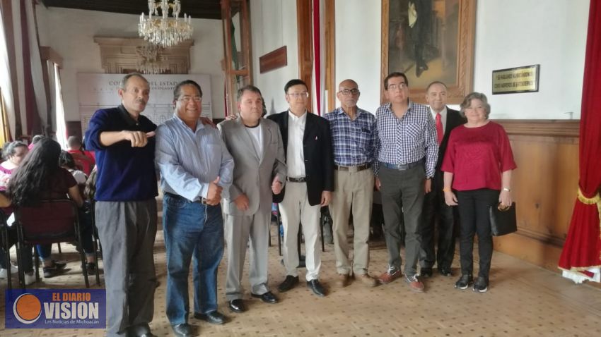 Senador Leo Shue de la República de China, realiza gira por Michoacán 