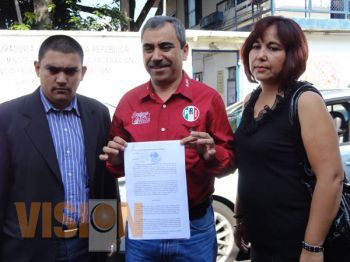 Candidato del PRI, Aldo Macias presenta denuncia penal por robo.