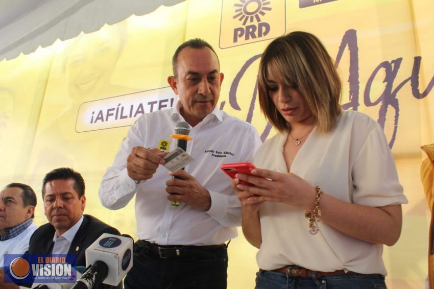 Intensifica el PRD, proceso de afiliación y refrendo 