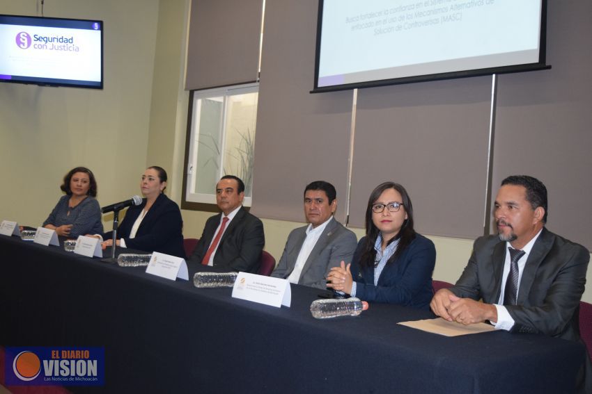 Inauguran taller sobre mecanismos alternativos de solución de controversias