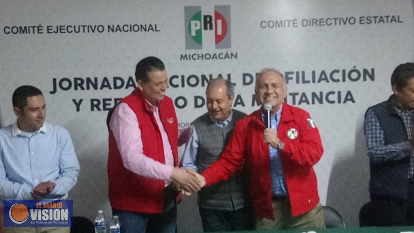 Amplía el PRI su plazo del programa de afiliación y refrendo partidario