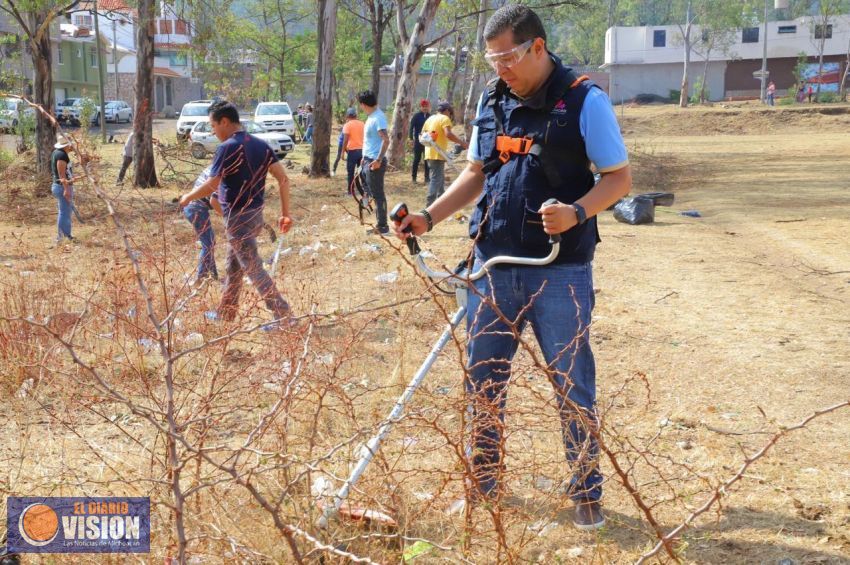 Ha rescatado Sedesoh 25 áreas verdes en Morelia