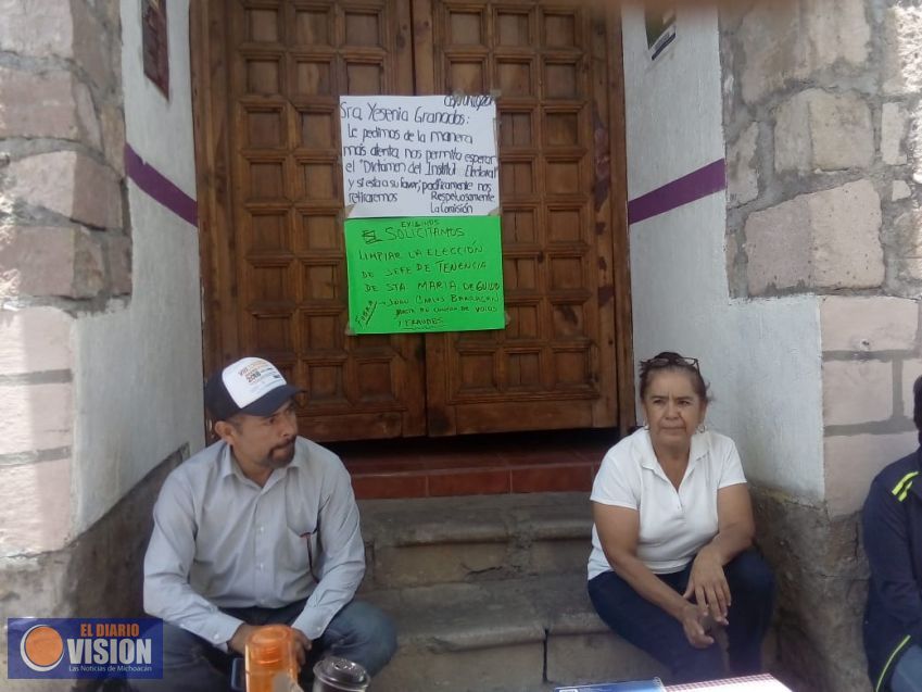 Se Retrasan trámites por toma de la Tenencia Santa María de Guido 