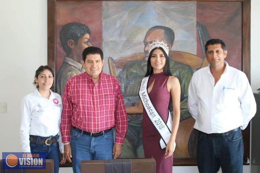 Diana Martínez recibe apoyo de Raymundo Arreola de cara al Certamen Señorita Universal Mexicana