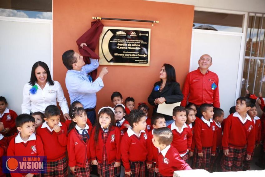 Cumple Gobernador con Villas del Pedregal; entrega nuevos espacios educativos