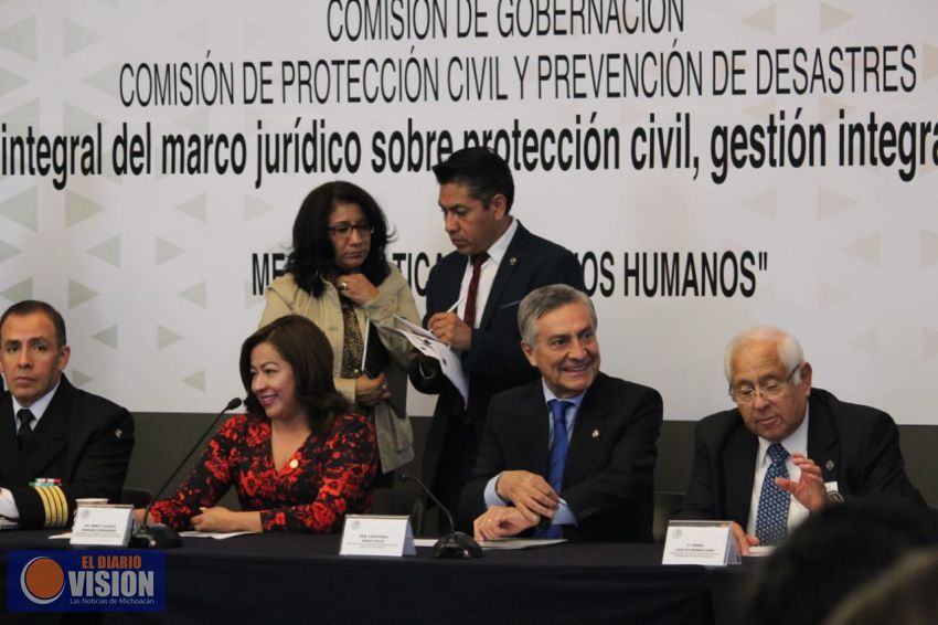 Participa Michoacán en Mesa Técnica para la Iniciativa de Ley para la Gestión de Riesgos 