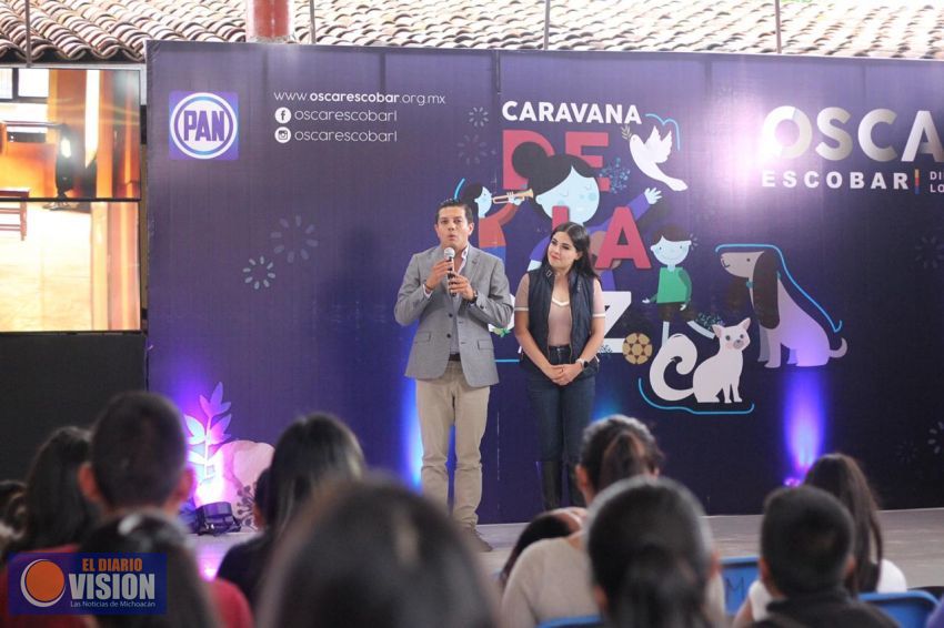 Arrancan Caravana de la Paz desde Acuitzio del Canje 