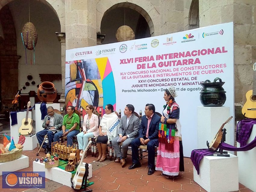 Anuncian la XLVI Feria Internacional de la Guitarra de Paracho