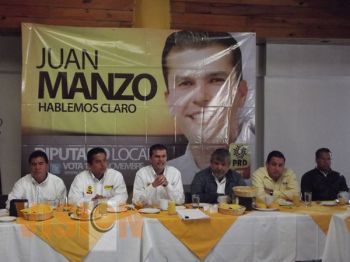 Un gobienro eficaz y participación ciudadana, primer eje de campaña de Daniel Manzo