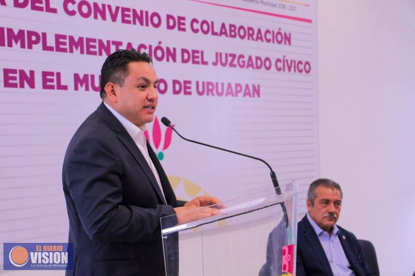 Uruapan adopta el sistema de Juzgado Cívico