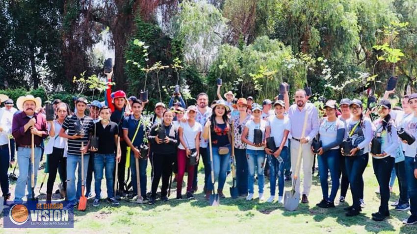 Arrancan arranca campaña de reforestación “Sembrando el Futuro” en Angamacutiro