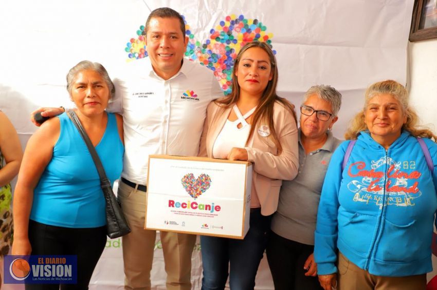 Ijumich, Cofom y la Tenencia de Santa María de Guido se suman a ReciCanje: Sedesoh