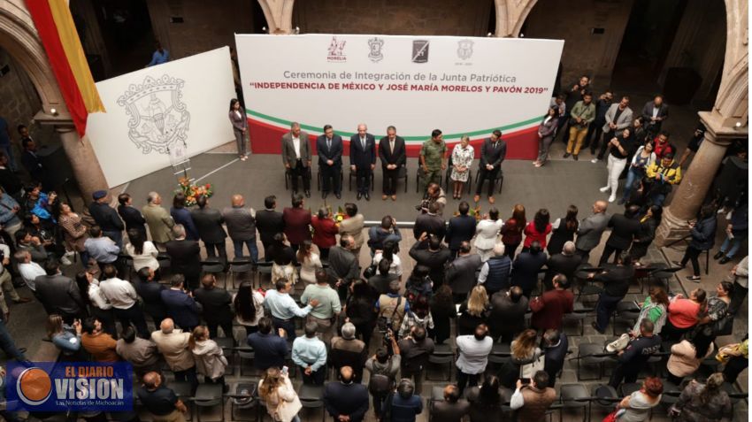 Instalan Junta Patriótica en Morelia