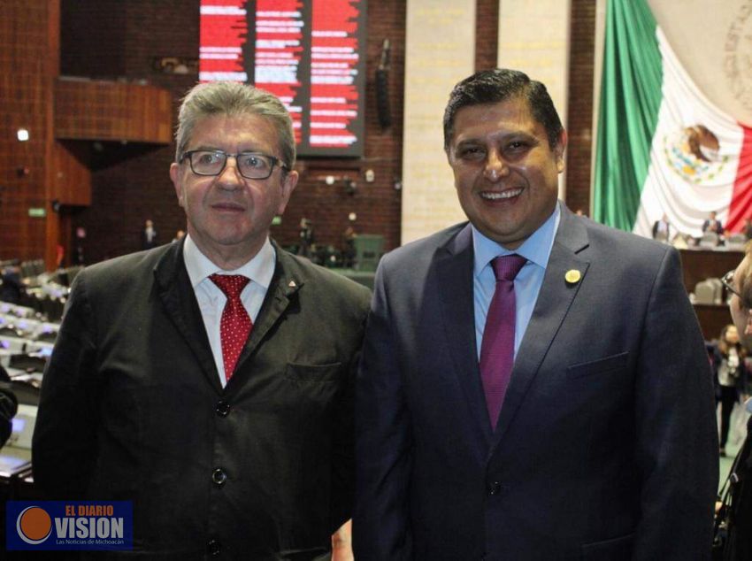 El diputado Ignacio Campos se reúne con líder del Movimiento Francia Insumisa