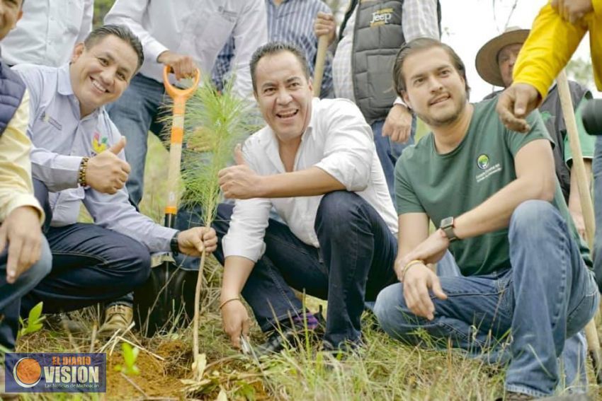 Avanza gran plan de reforestación para Michoacán: Carlos Herrera