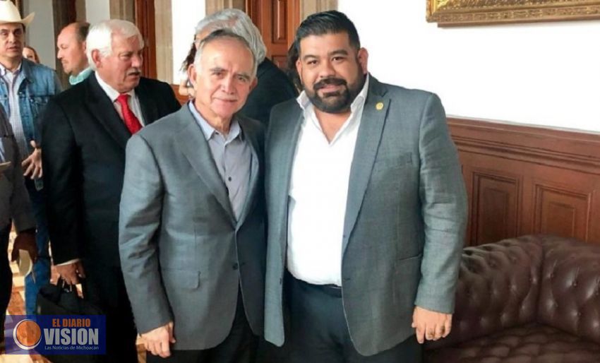 Se reunió el diputado federal Paco Huacus y Alfonso Romo