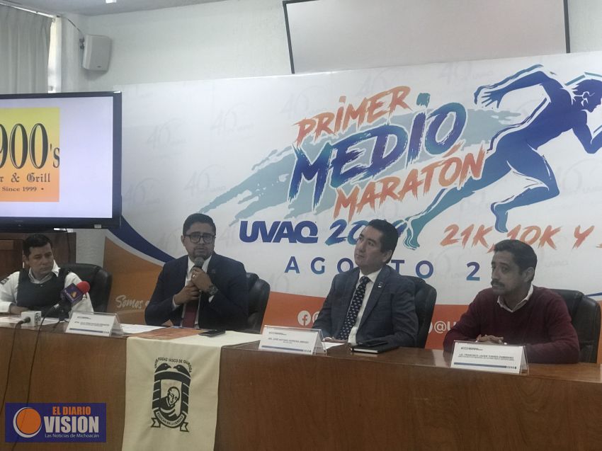 Uvaq realizará su primer Medio Maratón con causa 