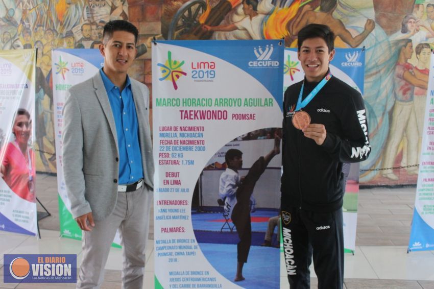 Marco Arroyo, orgullo de Michoacán, regresa de Lima 2019 con medalla de bronce