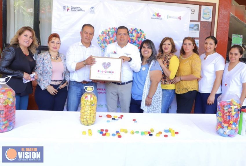 Queréndaro, primer municipio en unirse a ReciCanje: Sedesoh