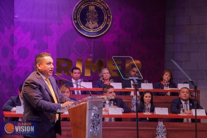Uruapan avanza con trabajo de gobierno y ciudadanía: Víctor Manríquez