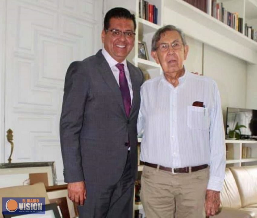 Se reúne Juan Bernardo Corona con Cuauhtémoc Cárdenas 