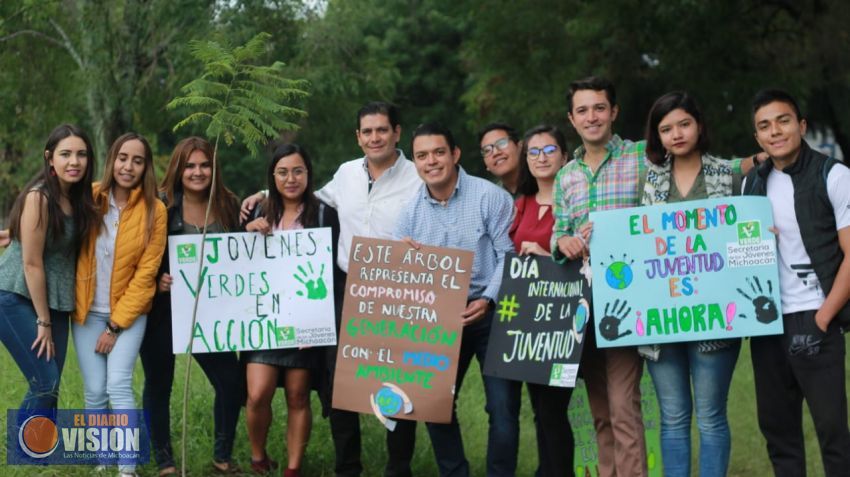 Con acciones, conmemora Partido Verde Michoacán día de la juventud