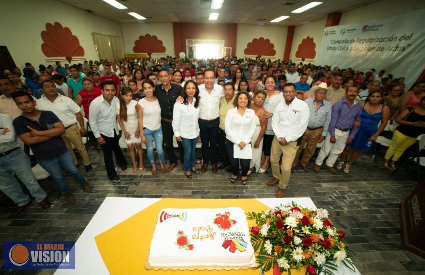 Encabeza Carlos Herrera campaña de regularización del estado civil en LC