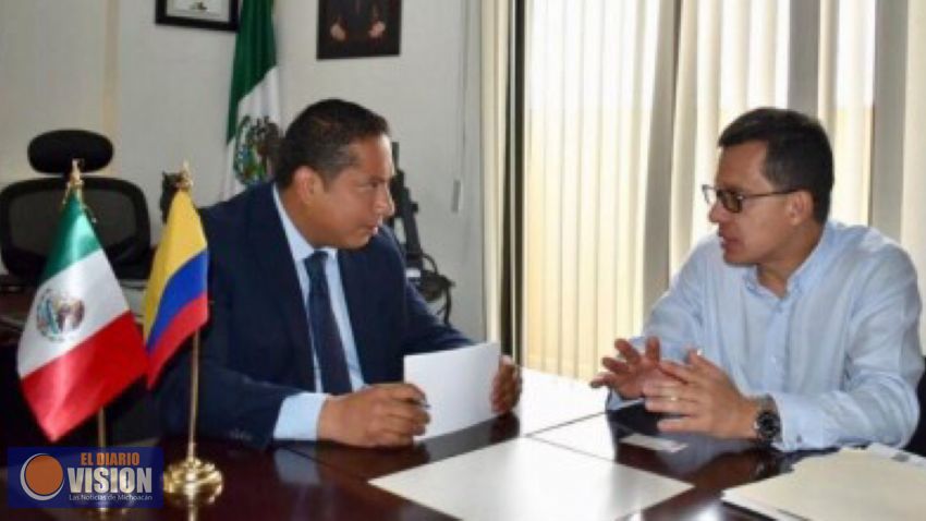 Trazará Segob programas para defensores mediante la Embajada de Colombia