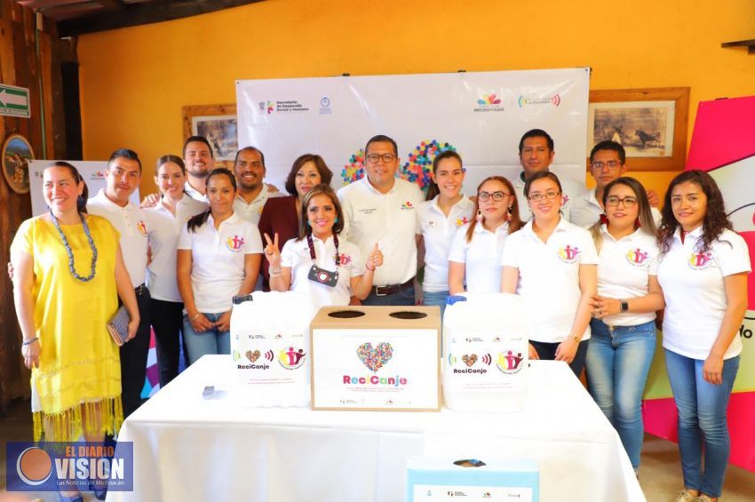 ReciCanje llega al oriente michoacano: Sedesoh