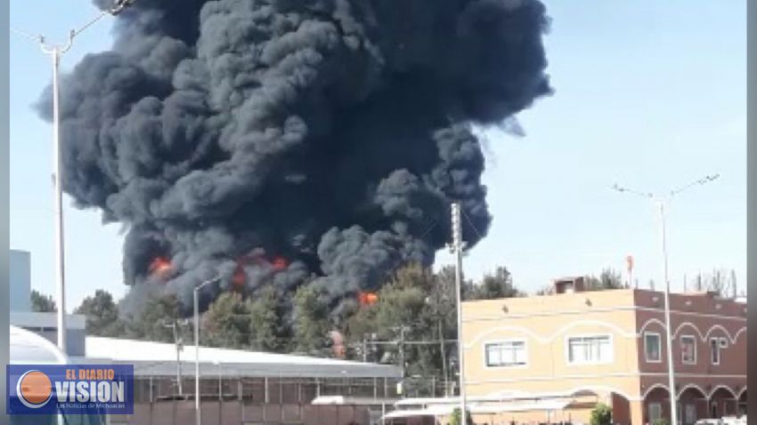 Informe preliminar del incendio en fábrica de plásticos y aceites en Ciudad Industrial