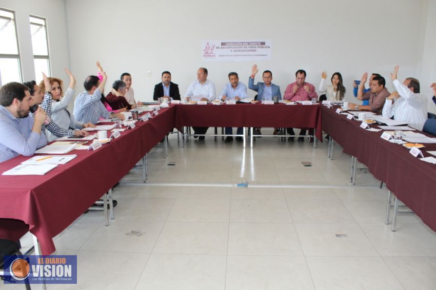 Programan 4 nuevas obras en Morelia; participaron 35 empresas morelianas en proceso de licitación 
