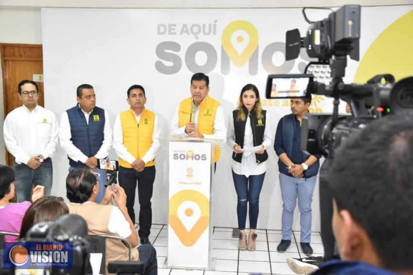 Cumple PRD Michoacán meta de Afiliación y refrendo